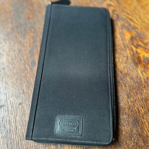 COACH Black Slim Business card holder